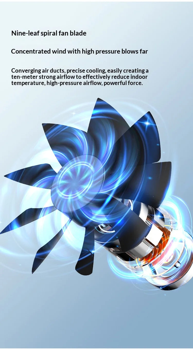 Portable Spray Air Cooler — Desktop Evaporative Humidifier Fan & Mobile Air Conditioner for Home & Dorm