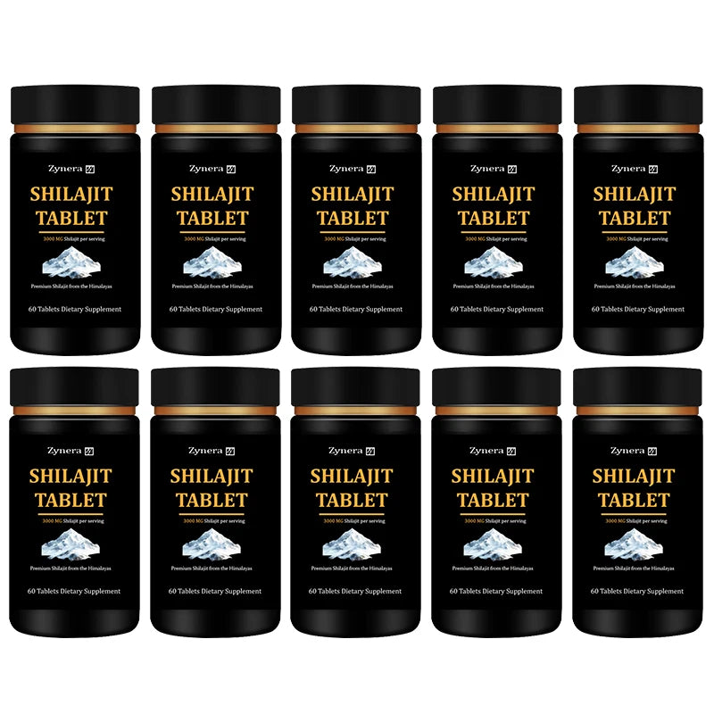 Shilajit Ashwagandha Black Maca Men’s Health Capsules — Energy, Stamina & Vitality Support