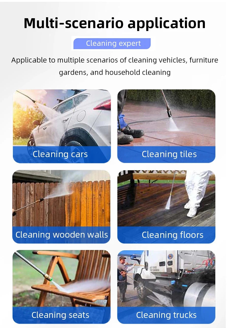 Portable Handheld Electric High-Pressure Car Washer – Car, Garden, Terrace & Outdoor