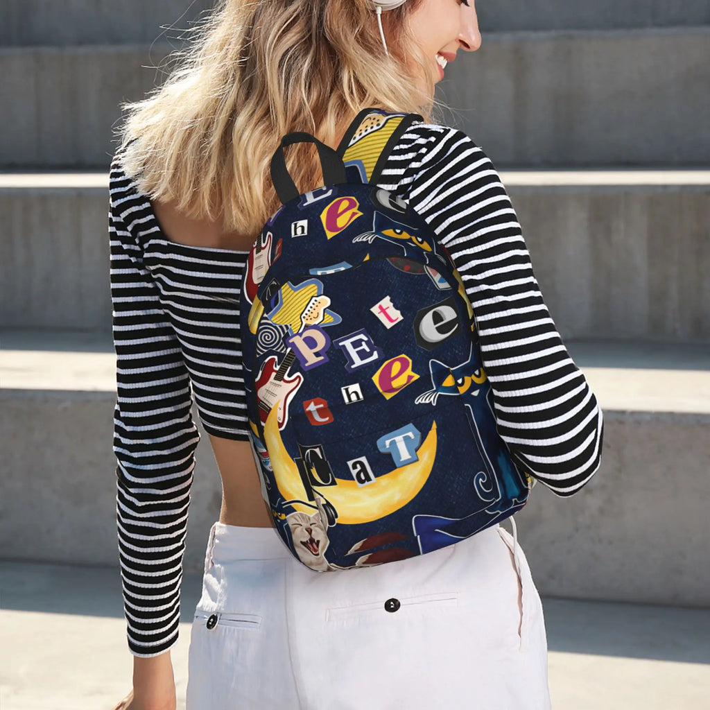 Pete the Cat Backpack – Casual Student Daypack
