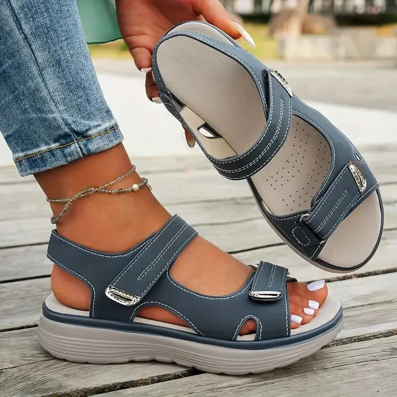 Women's Fashion Platform Sandals 2025 – Lightweight Travel Beach Slippers