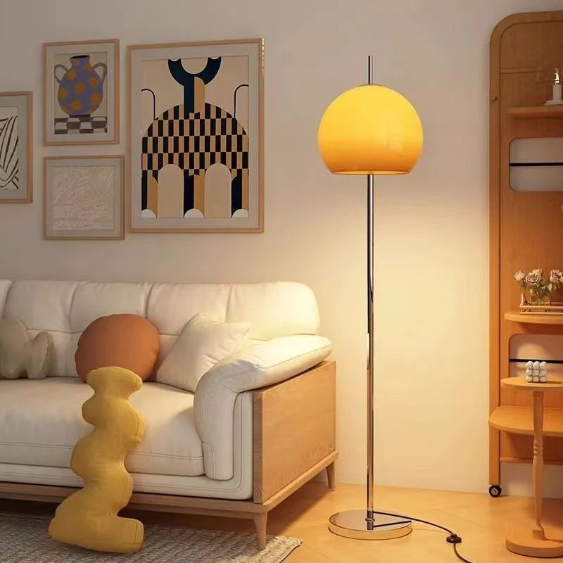 Orange Mushroom Lamp – Floor & Table Options
