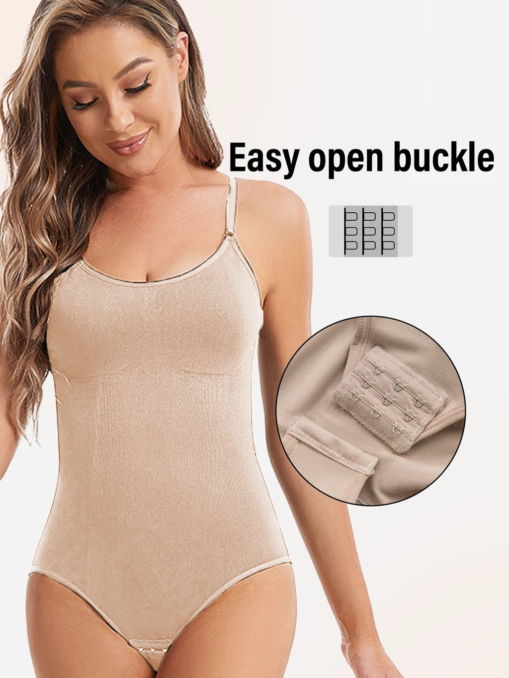 Seamless Slimming Open-Crotch Bodysuit Shapewear — Butt Lifting & Tummy Control