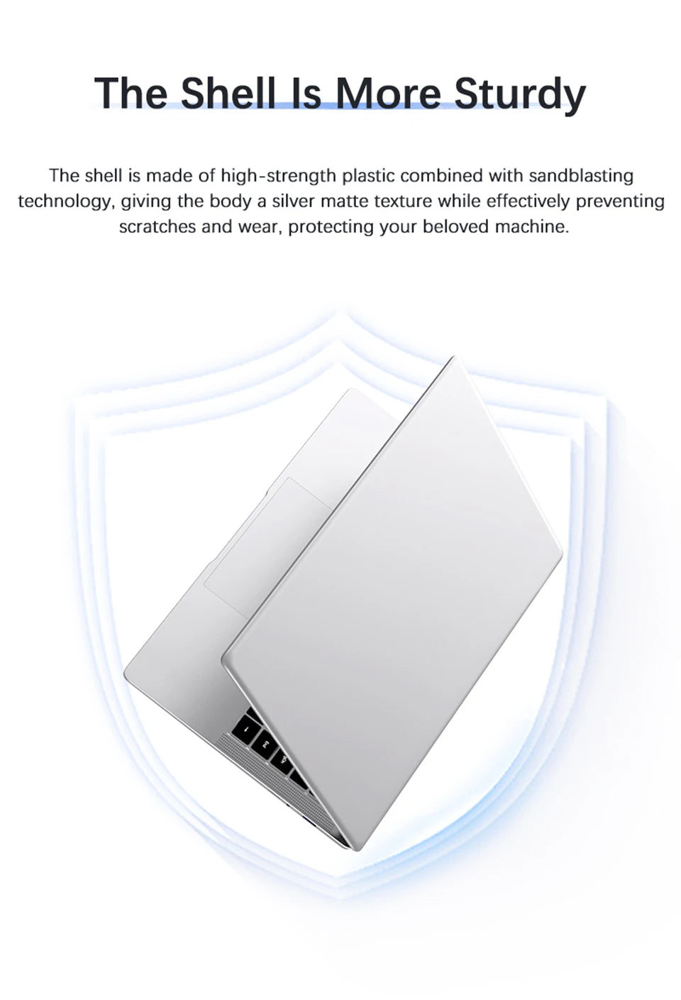 14.1" Intel Atom A3950 Ultra Slim Laptop – 12GB DDR3, Up to 2TB SSD, Windows 11 Pro