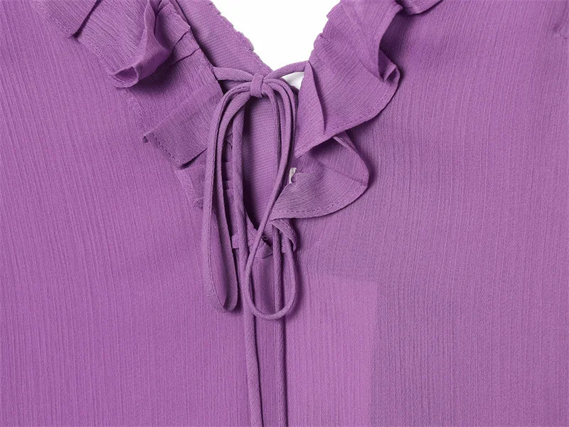Ruffled Wrinkled Chic Personality Dress — Casual Spring Summer Women's Fashion Dress