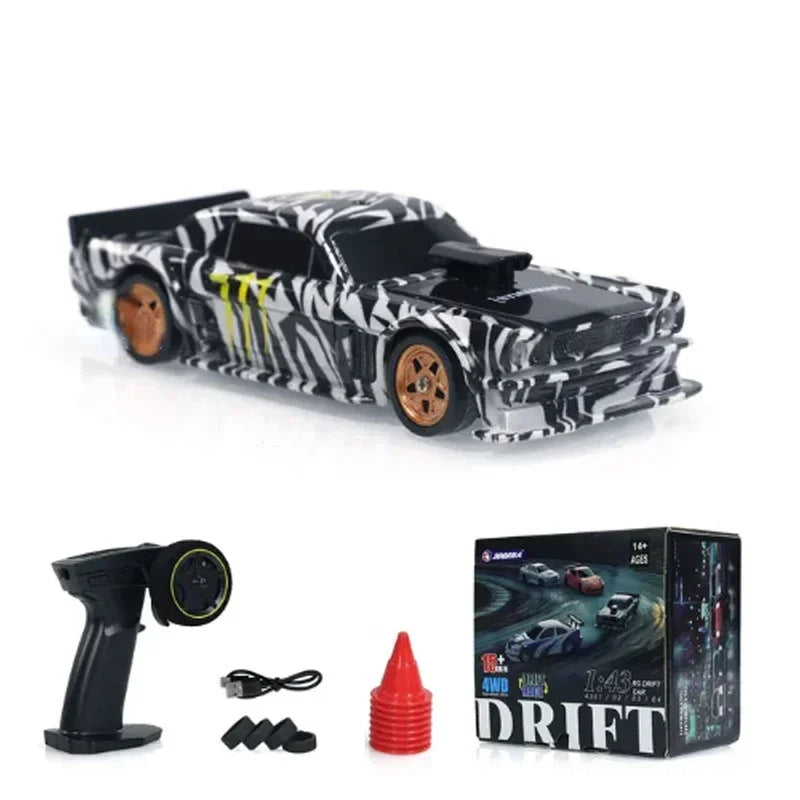1/43 Scale Mini 4WD RC Drift Car – High Speed Radio Controlled Racing Model