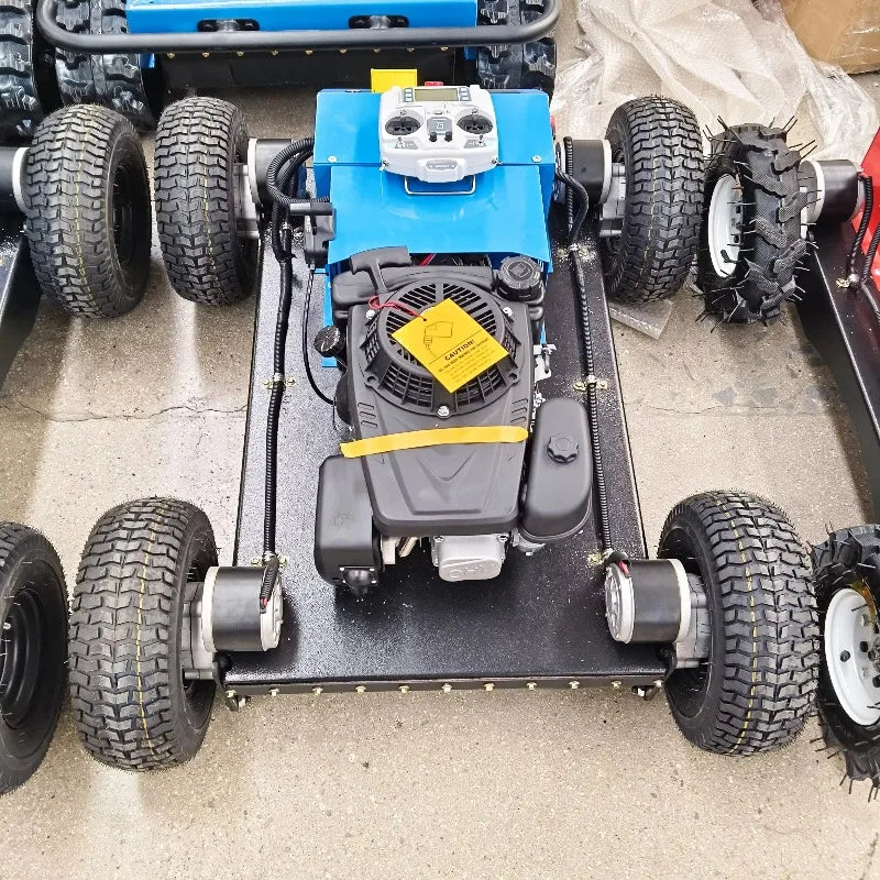 Remote Control 4WD Electric Lawn Mower — 500mm Cutting Width, 4-Cycle, for Golf Courses