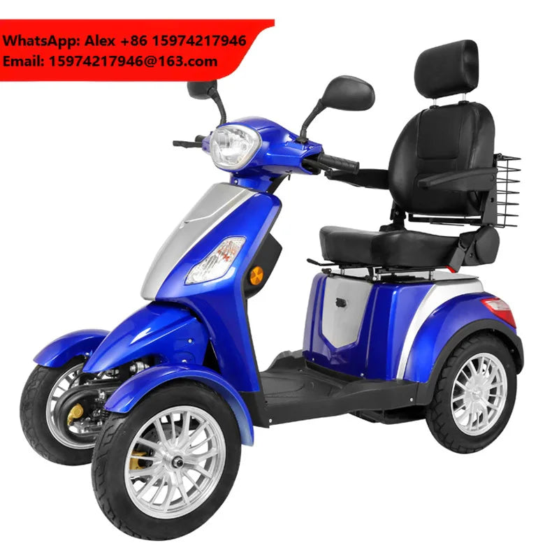 4-Wheel Mobility Scooter – 30–50 km Range, 200 kg Capacity
