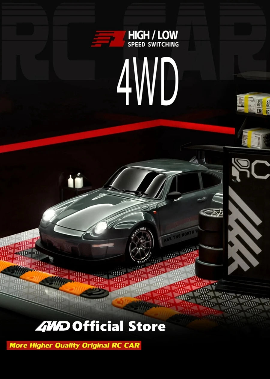 1:24 Scale 4WD RC Drift Car – High Speed Mini Remote Control Racing Car 2.4G