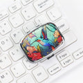 Colorful Metal Pill & Jewelry Organizer Box