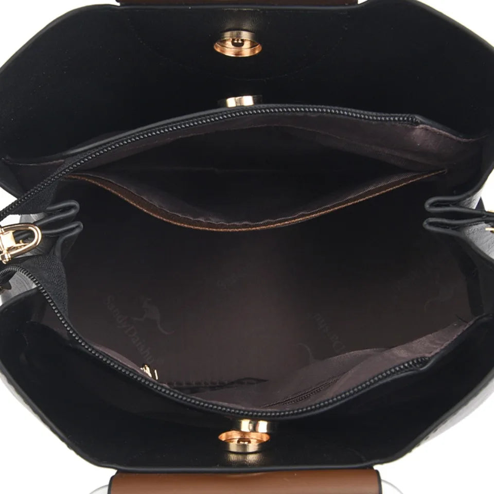 Genuine Leather Luxury Tote Shoulder Bag – High Quality Designer Crossbody Handbag for Women