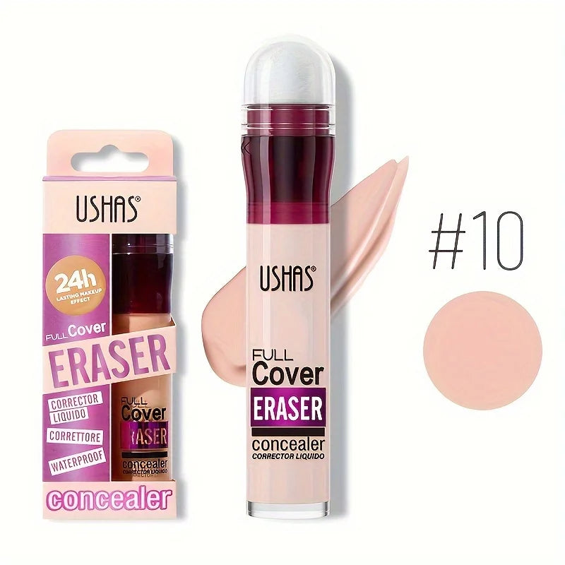 Sponge Tip Concealer & Liquid Foundation — Full Coverage for All Skin Types