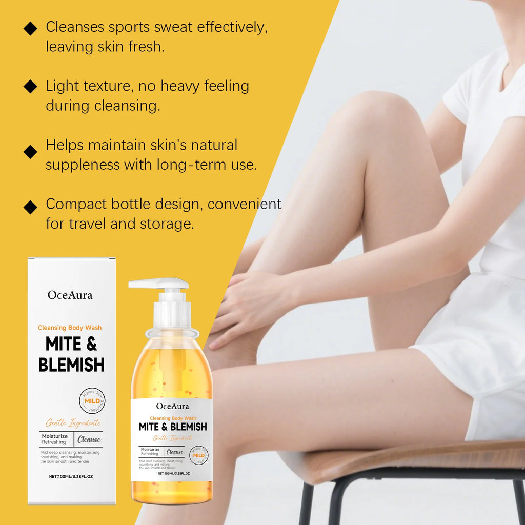 Salicylic Acid Body Wash – Deep Cleansing Exfoliating Shower Gel, Acne & Oil Control, 100ml