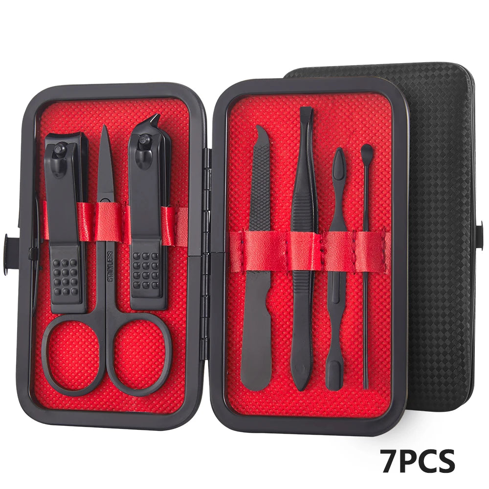Stainless Steel Nail Clipper & Pedicure Set — Multi-Pack