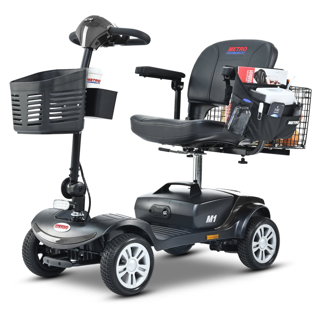 4-Wheel Mobility Scooter for Seniors, Foldable Travel Design