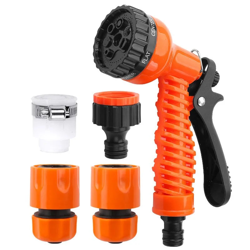 8-Mode High-Pressure Garden Watering Gun – Adjustable Sprayer for Plants, Lawn & Yard