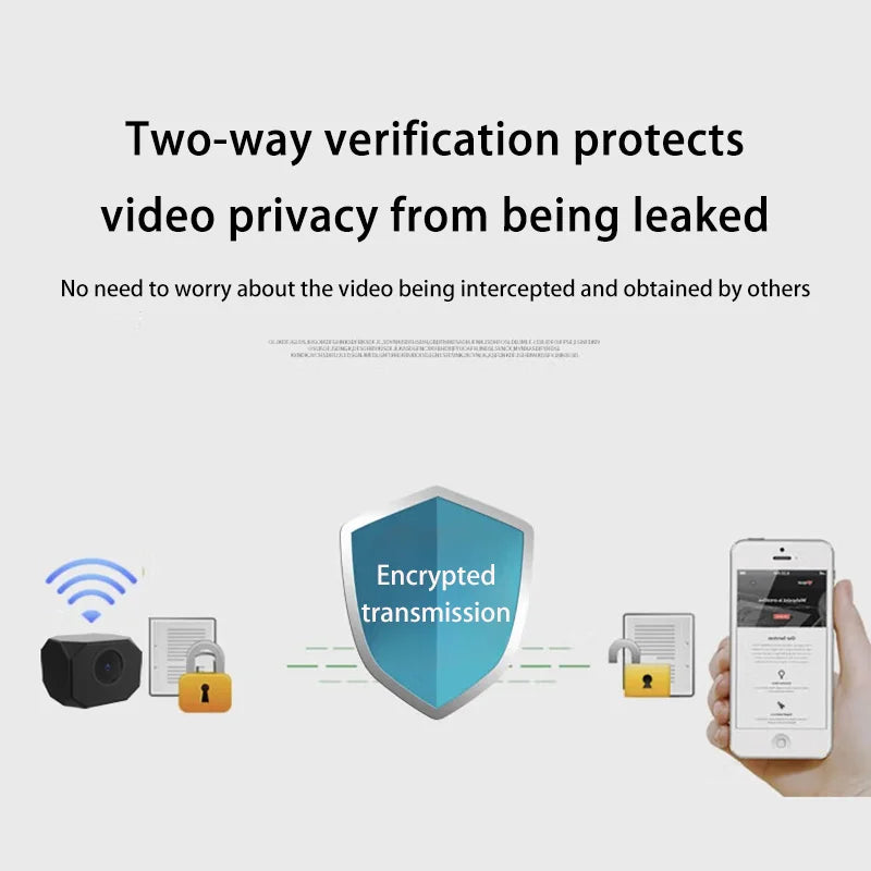 1080P Mini WiFi Camera – AP Hotspot, Remote Monitor, Motion Detection | Portable Home Security