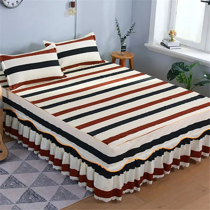 Modern Bedspread Mattress Cover – Skin-Friendly Dustproof Bed Cover, Queen & King