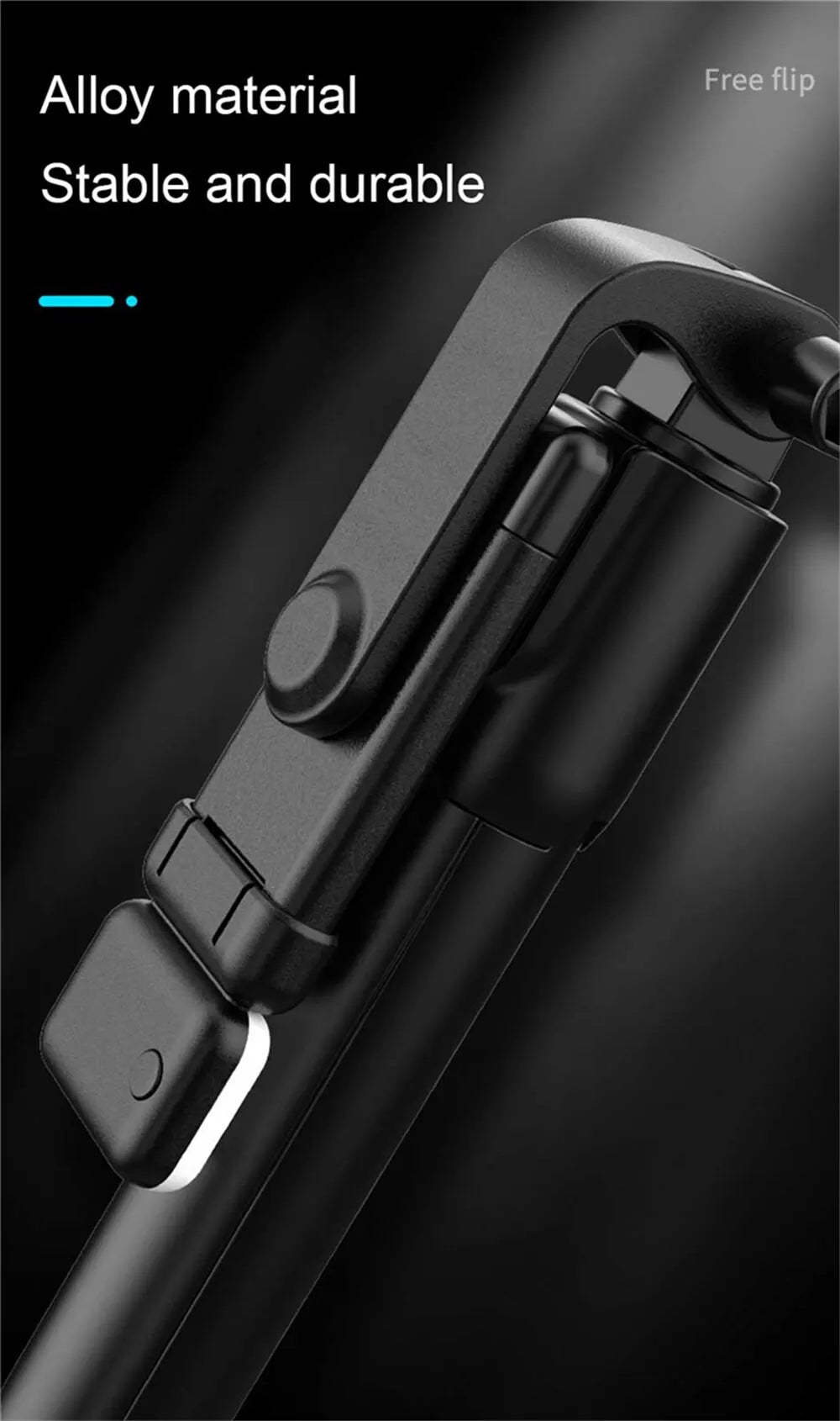 Portable Bluetooth Selfie Stick — Extendable Tripod with Wireless Remote