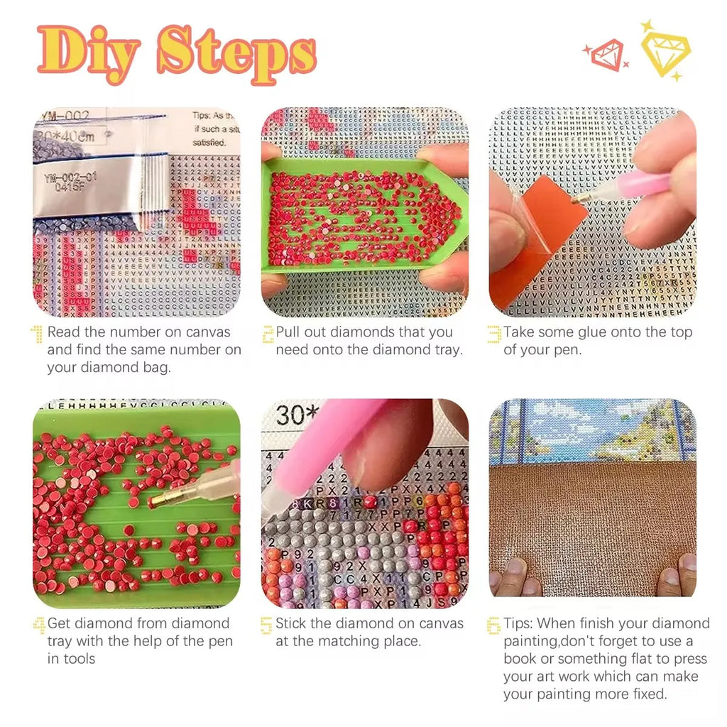RUOPOTY Landscape Diamond Painting Kit — DIY Mosaic