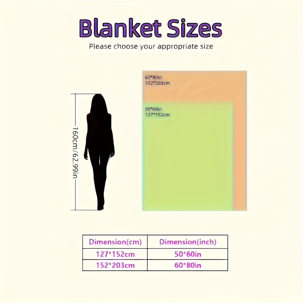 Sherpa Fleece Blanket – Reversible Plush Throw