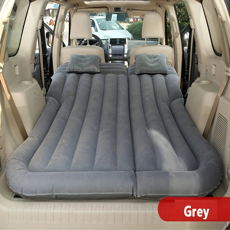 Car Air Inflatable Travel Mattress Bed — Universal Back Seat Camping Mat
