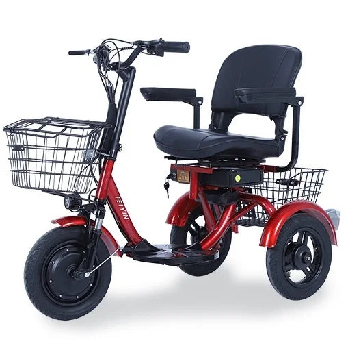 3-Wheel Electric Mobility Scooter for Adults, Folding Long-Range Design
