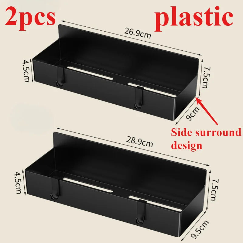Magnetic Side Storage Shelf — Set of 2 | Fridge & Washing Machine Hanging Rack