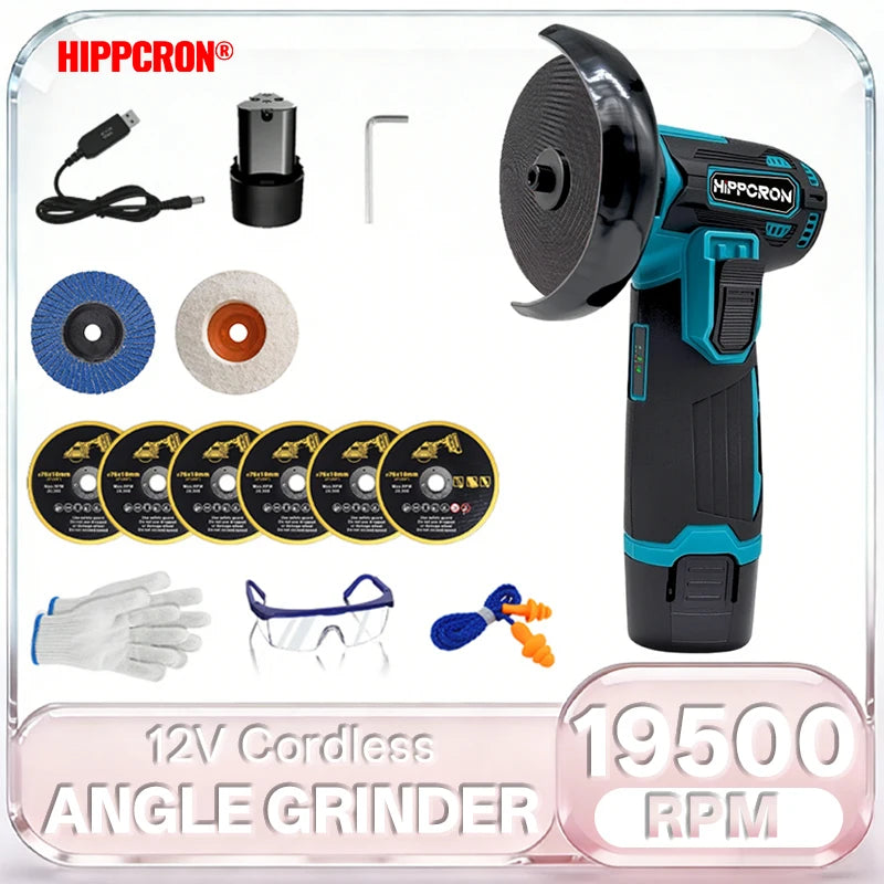 12V Mini Cordless Angle Grinder