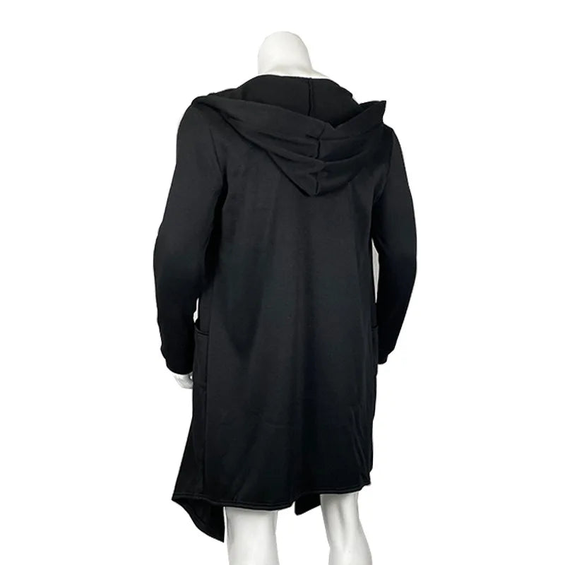Men's Hooded Fleece-Lined Trench Coat