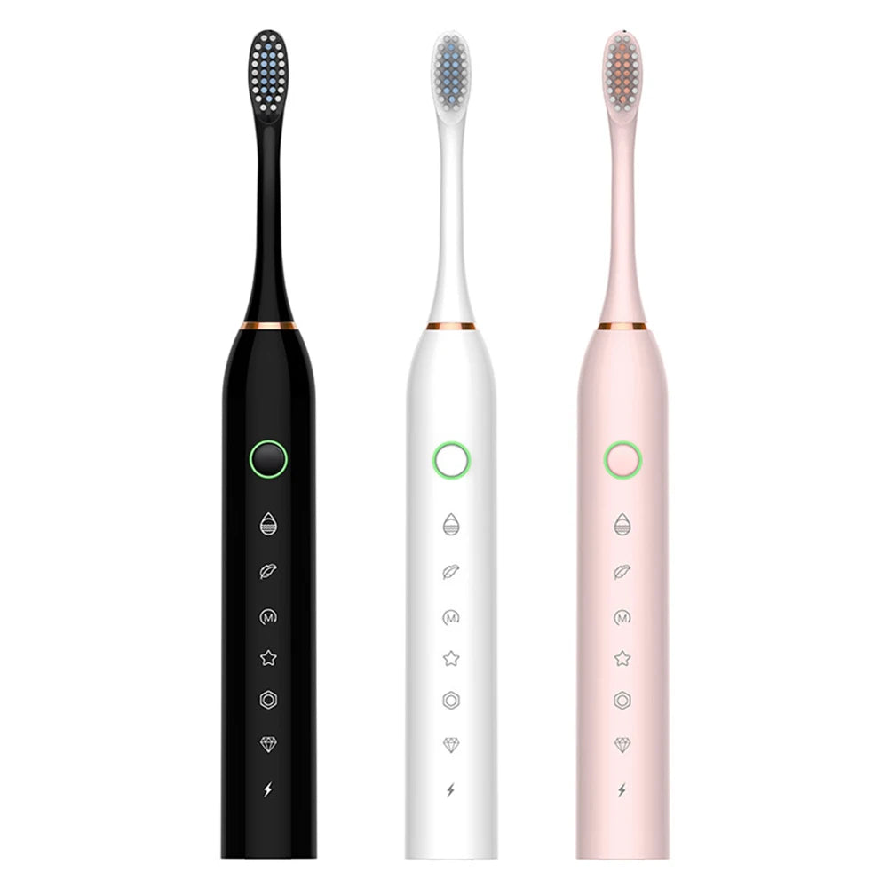 Sonic Electric Toothbrush – 6 Cleaning Modes, 42,000 VPM, IPX7 Waterproof, 8 Brush Heads Included