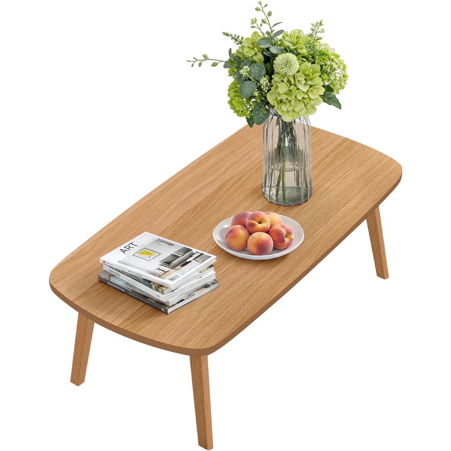 Foldable Wooden Coffee Table — Portable Laptop & Tatami Desk