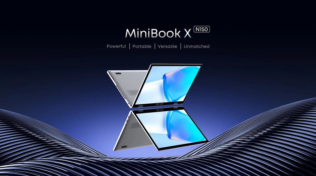 CHUWI MiniBook X 10.51" 2-in-1 Touchscreen Laptop – Intel N150, 16GB LPDDR5, 512GB SSD, 360° Yoga, Windows 11