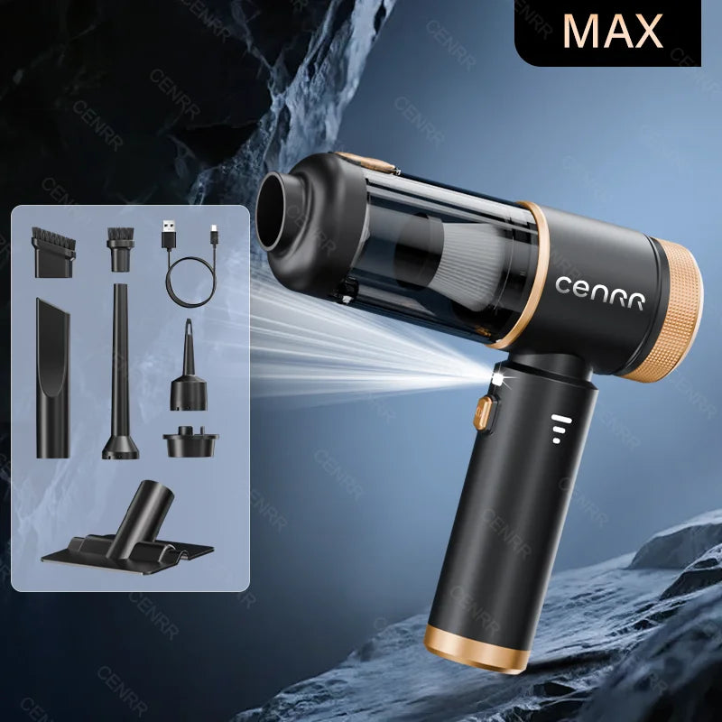 Cordless Car Vacuum & Blower – MAX Black & PRO Silver