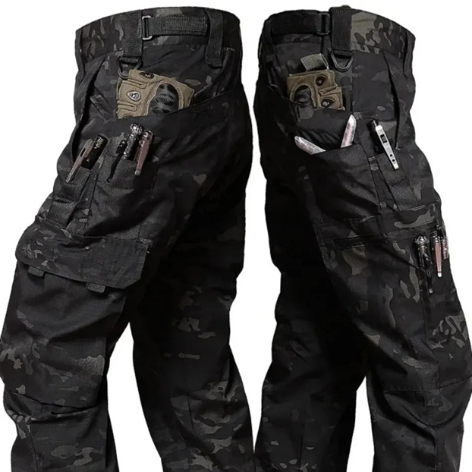 Men's Tactical Camo Combat 2-Piece Set – Waterproof Quick-Dry Hunting Training Suit
