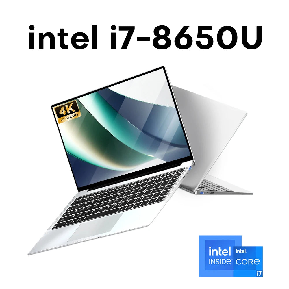 14" Intel Dual-Camera Laptop – 12GB DDR3, Up to 2TB SSD, Wi-Fi 5, Windows 11