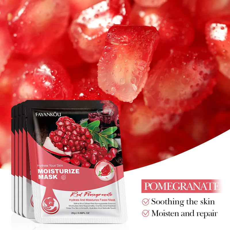 Fruit Facial Sheet Masks — Moisturizing 10 Pack