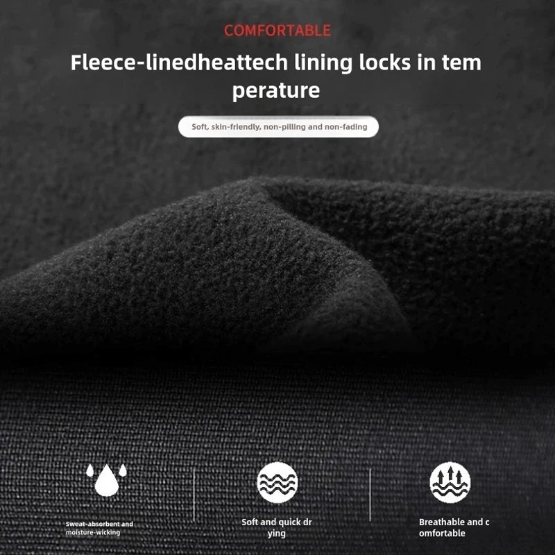 Men's Thin Fleece Thermal Compression Underwear — Warm Base Layer