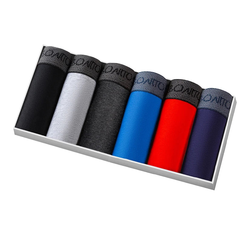 Men's Cotton Stretch Boxer Briefs, 6-Pack