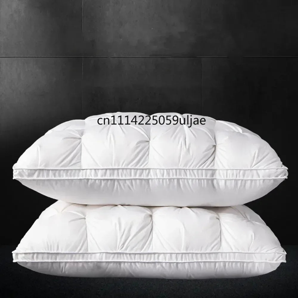 5-Star Hotel Sleeping Pillow – 3D Soft Bilateral Washed Solid Color, Multiple Options