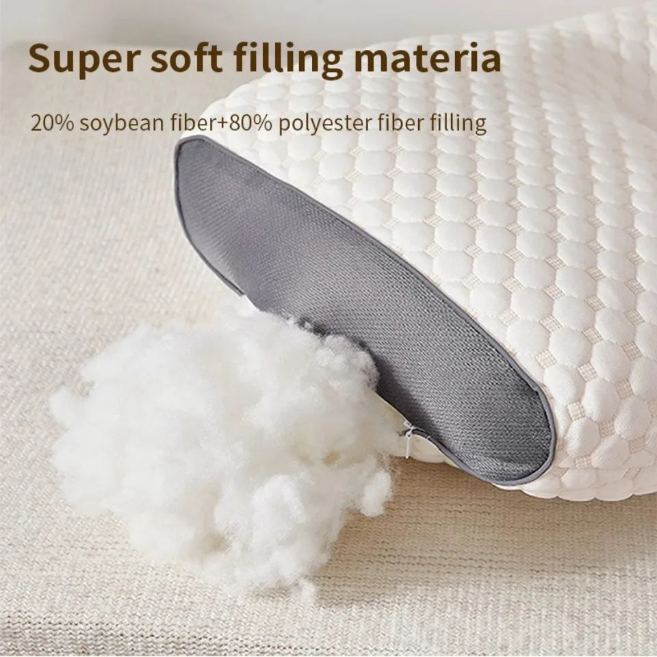 Spa Massage Pillow — Washable Non-Collapse Cervical Support Pillow for Home, Spa & Gift