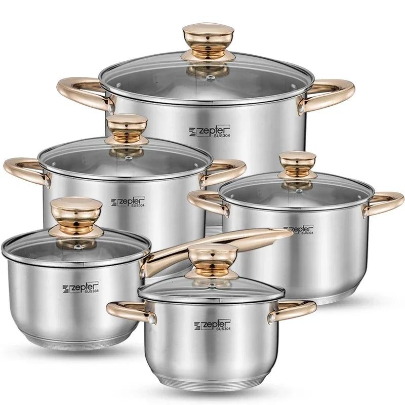 Stainless Steel Soup Pots – Induction & Steamer Options