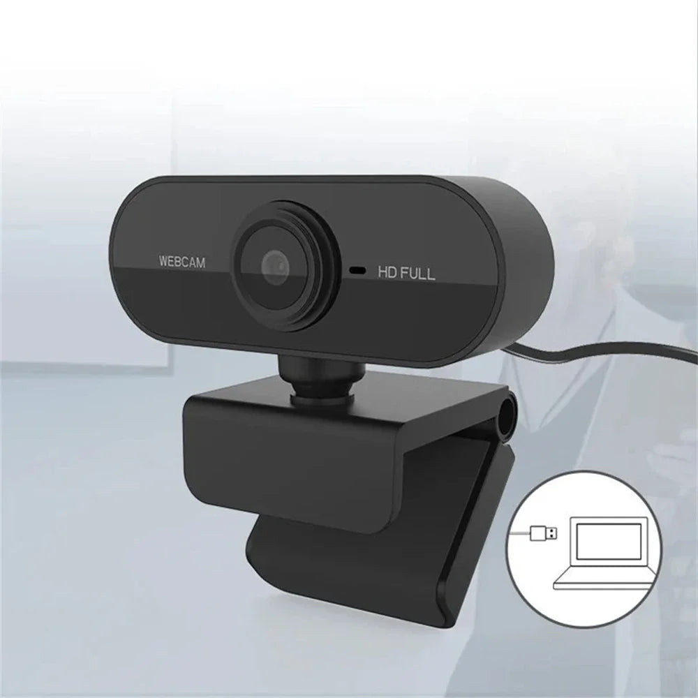 HD USB Webcam with Microphone – 480P to 2K, Desktop & Laptop Camera for YouTube, Skype & Streaming