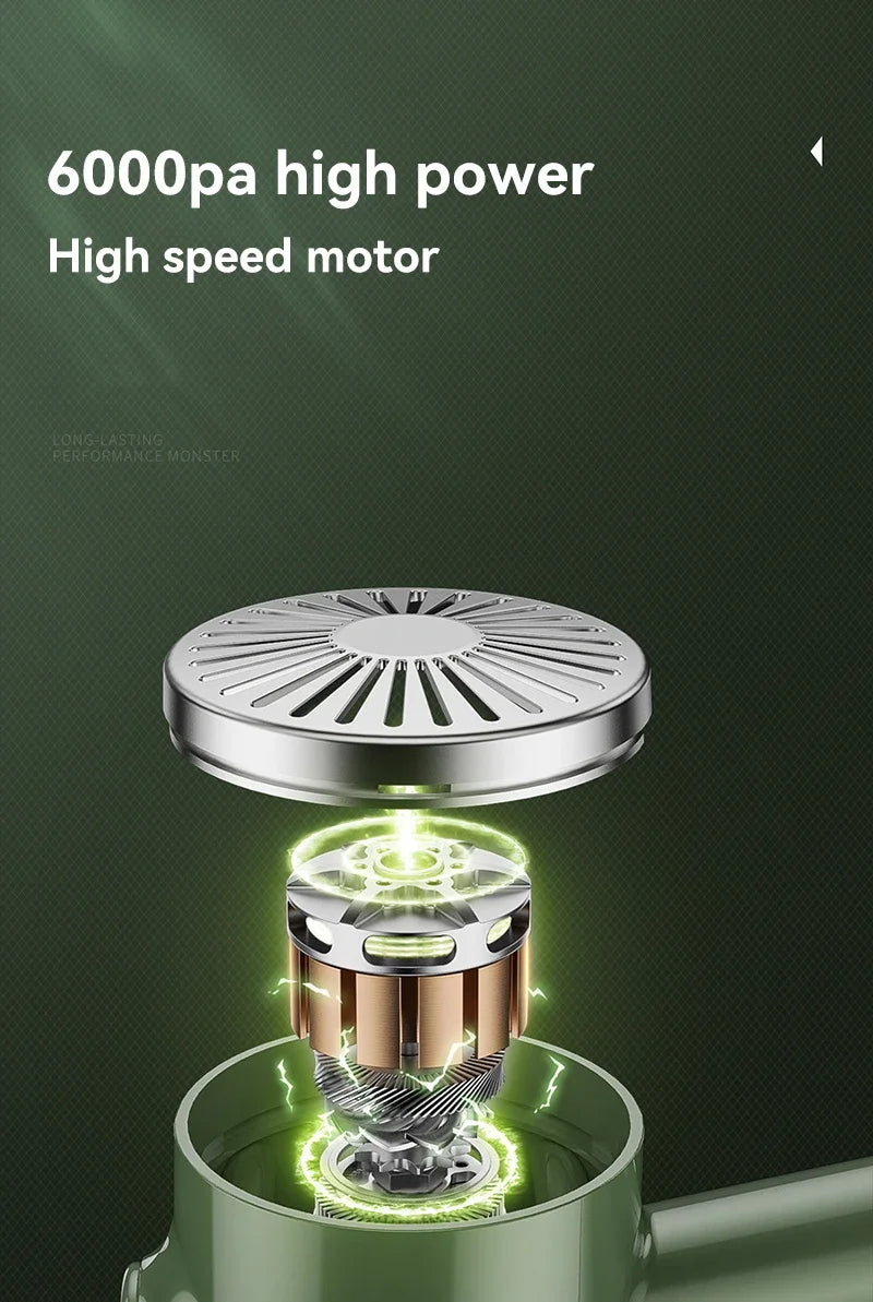 Cordless Handheld Car Vacuum with Washable Filter
