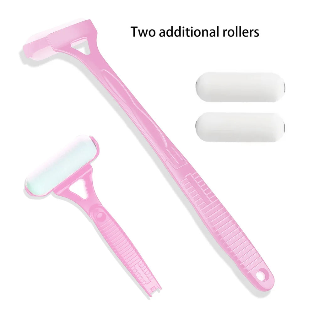 Long Handle Lotion Applicator Stick – Foldable Self-Sunscreen & Tanning Back Applicator with 2 Heads