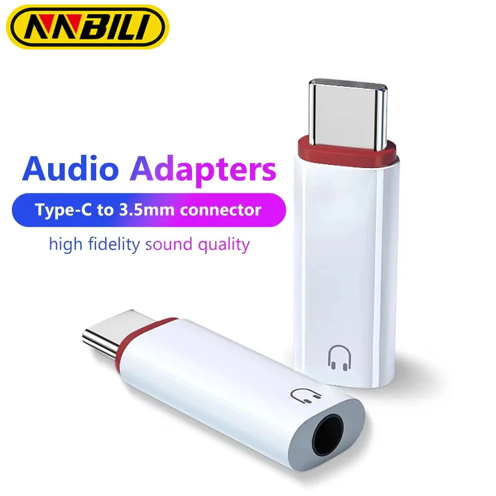 USB-C to 3.5mm Headphone Adapter for iPhone & Samsung