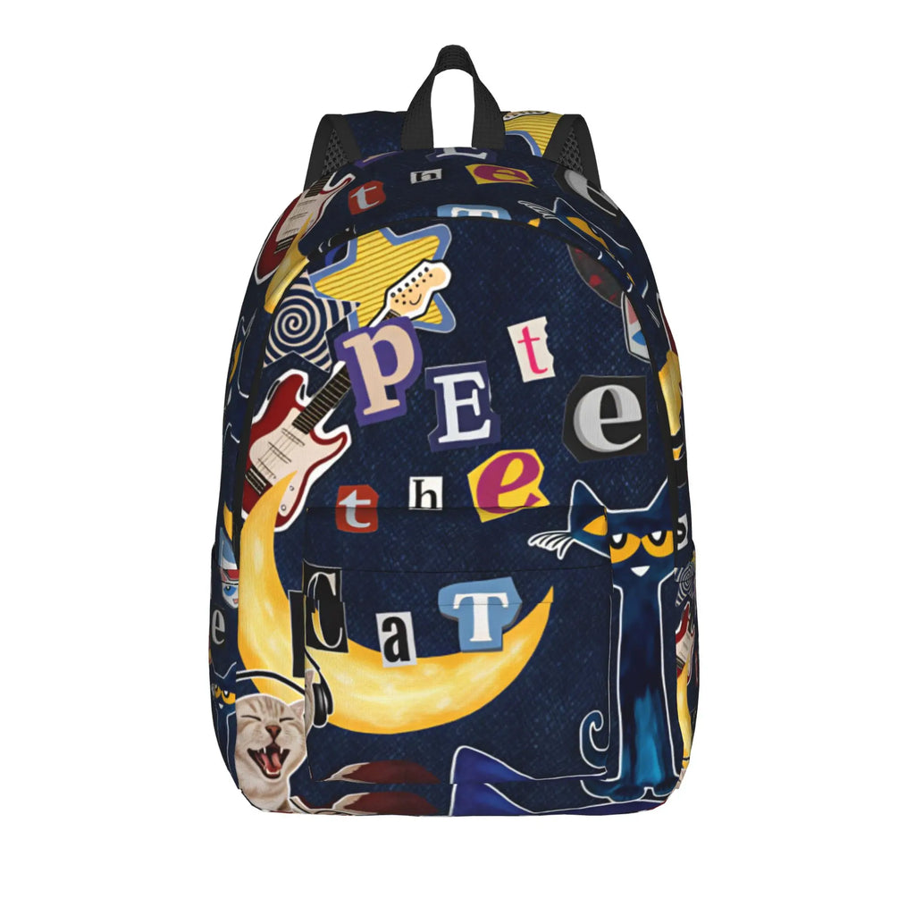 Pete the Cat Backpack – Casual Student Daypack