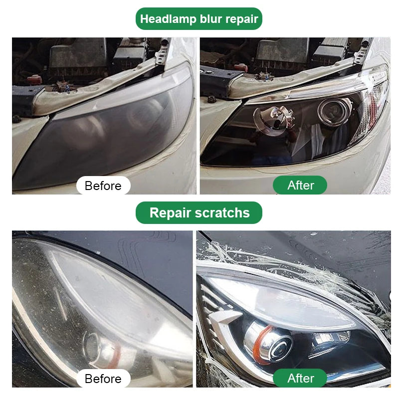 Car Headlight Restoration & Polish Kit