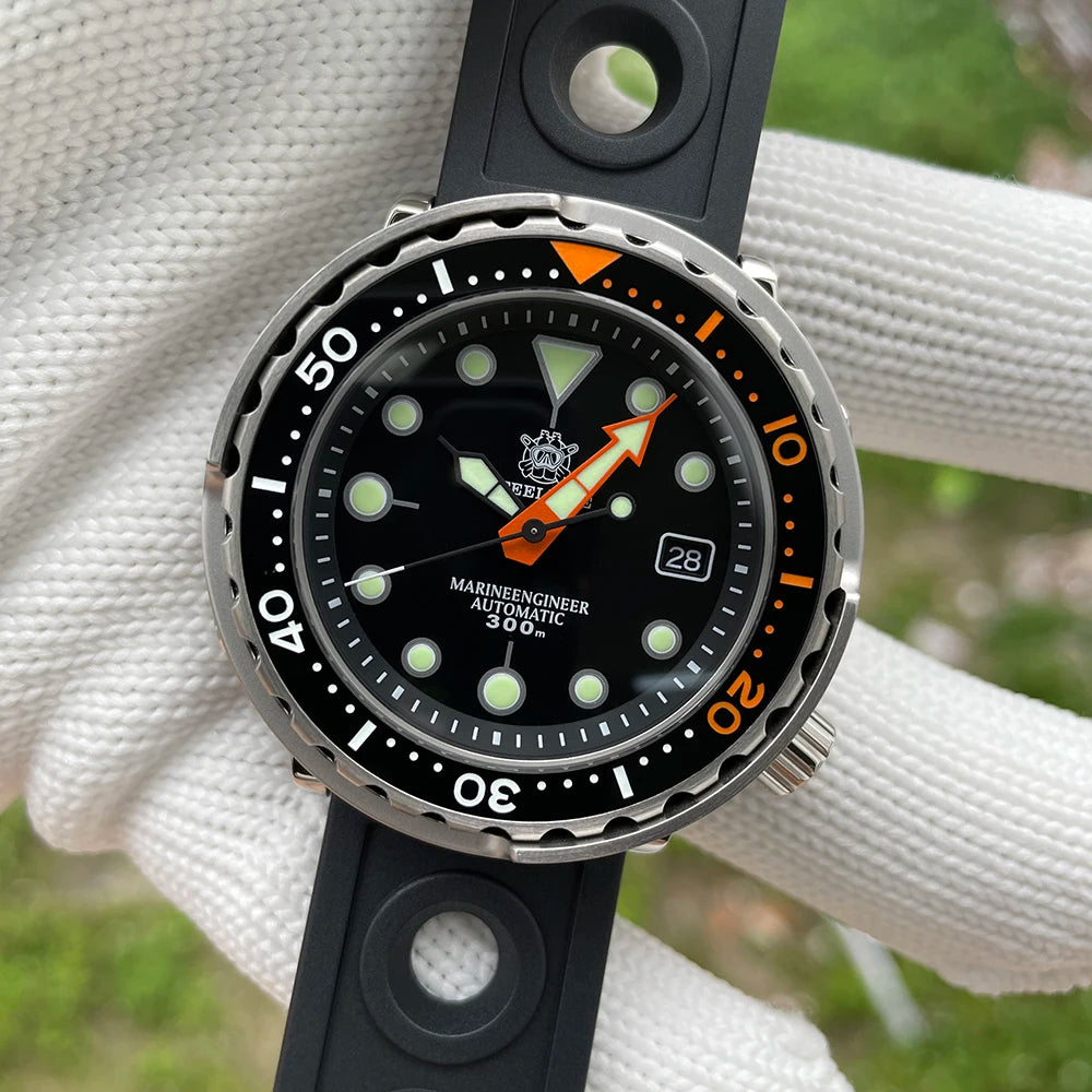 STEELDIVE SD1975C Tuna Can Dive Watch | 300M Waterproof NH35 Movement Ceramic Bezel