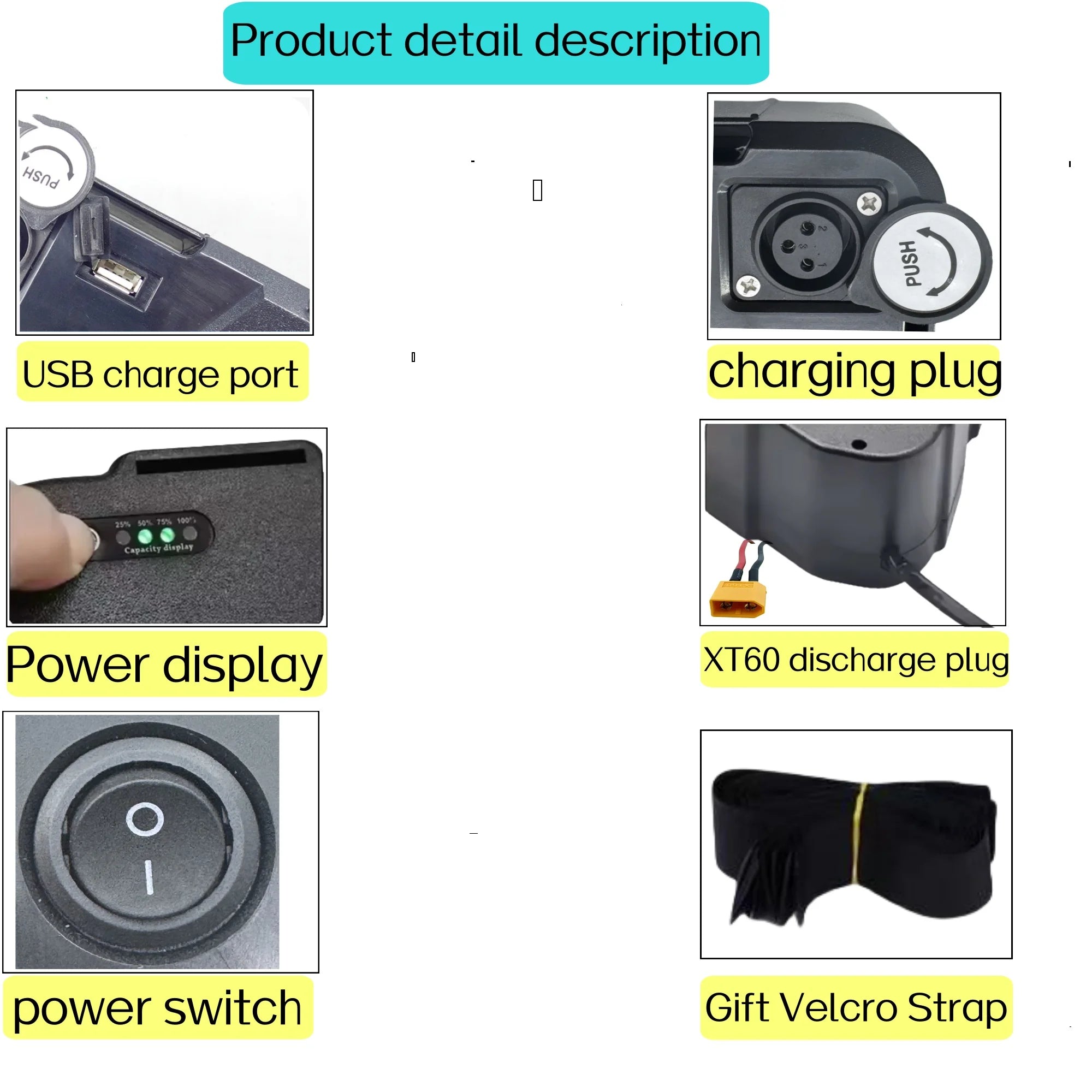 48V 60Ah High-Capacity LiFePO4 Battery — Deep Cycle for E-Bike, Solar & Off-Grid Systems